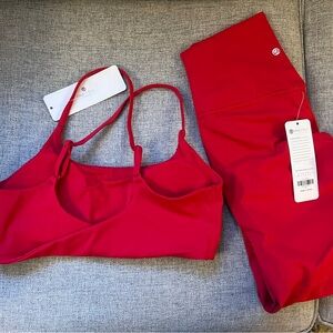 CRZ YOGA Aurora Red Butterluxe Set